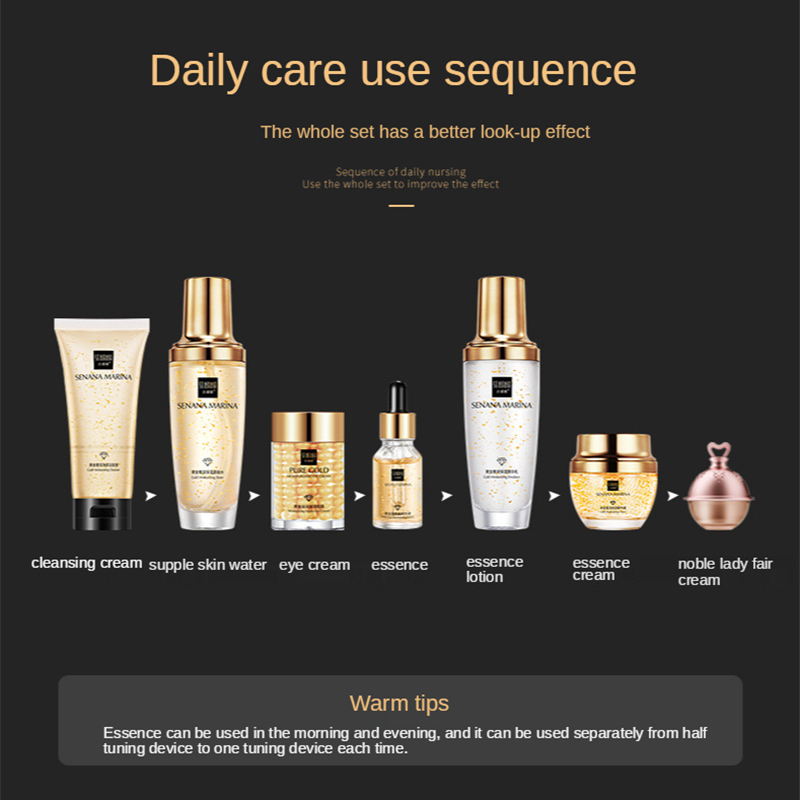 Set per la cura della pelle in - Luxury Gold Skincare recensione e prezzo