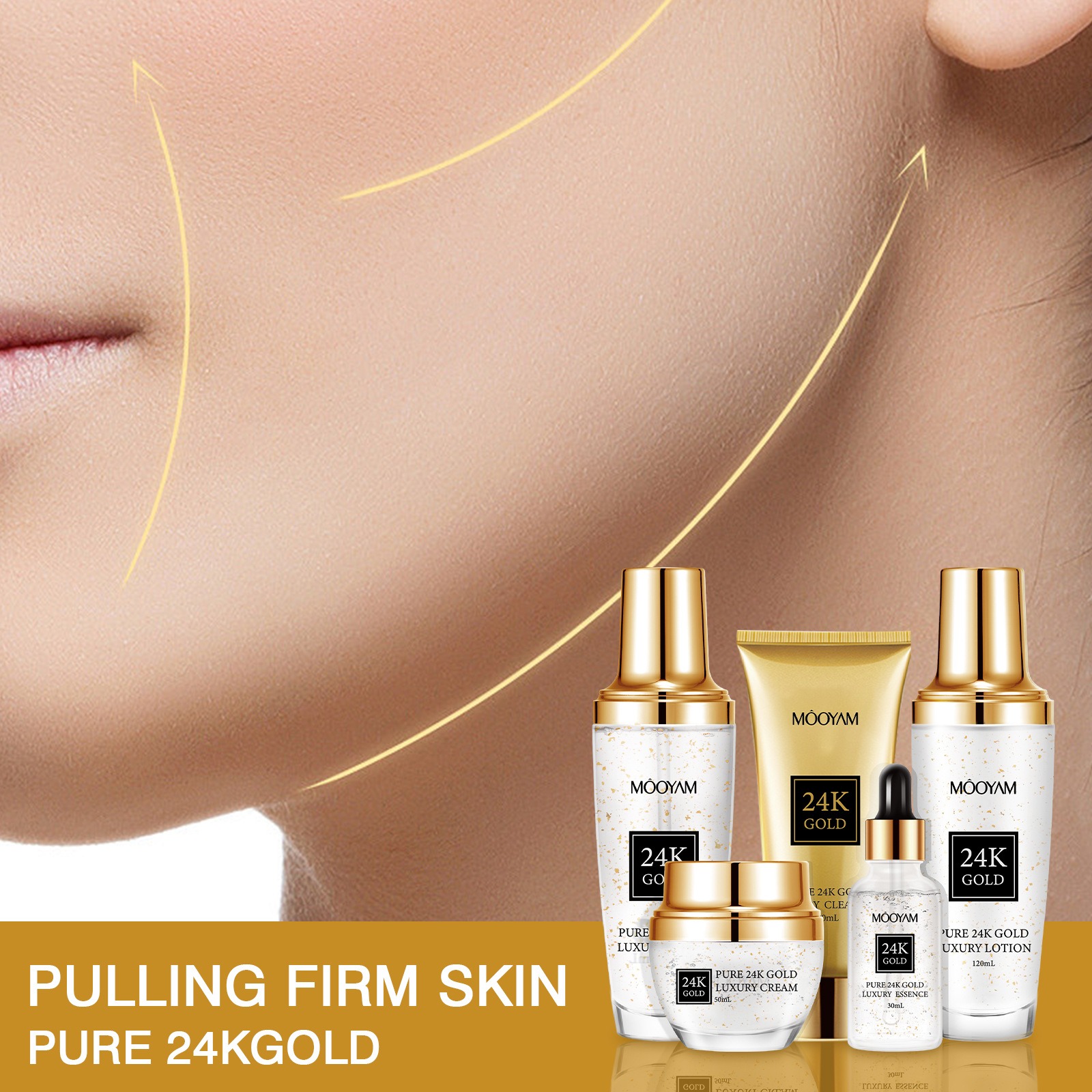 Set antirughe idratante di lus - Luxury Gold Skincare recensione e prezzo