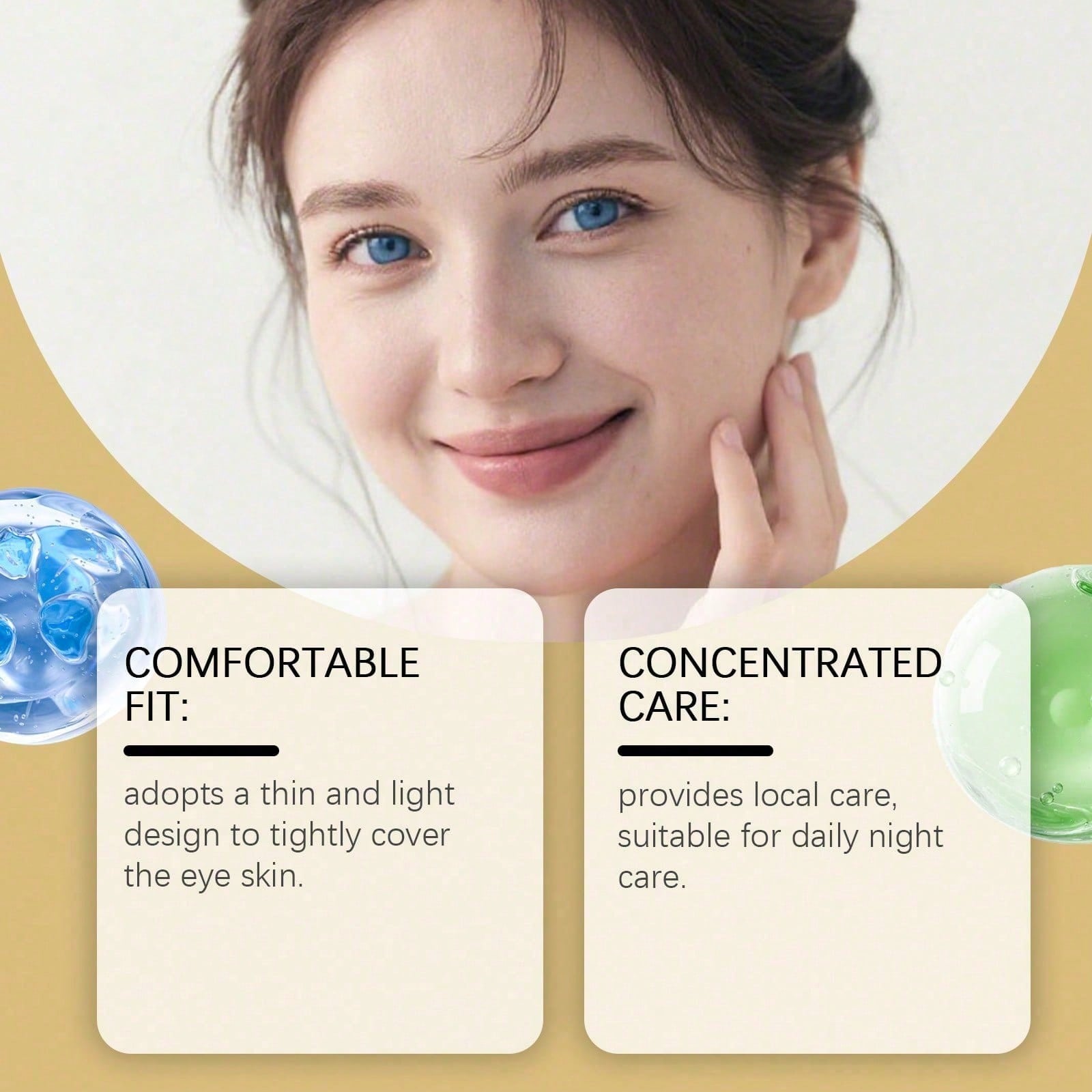 Maschera Occhi in Oro 24K, 60  - Luxury Gold Skincare recensione e prezzo