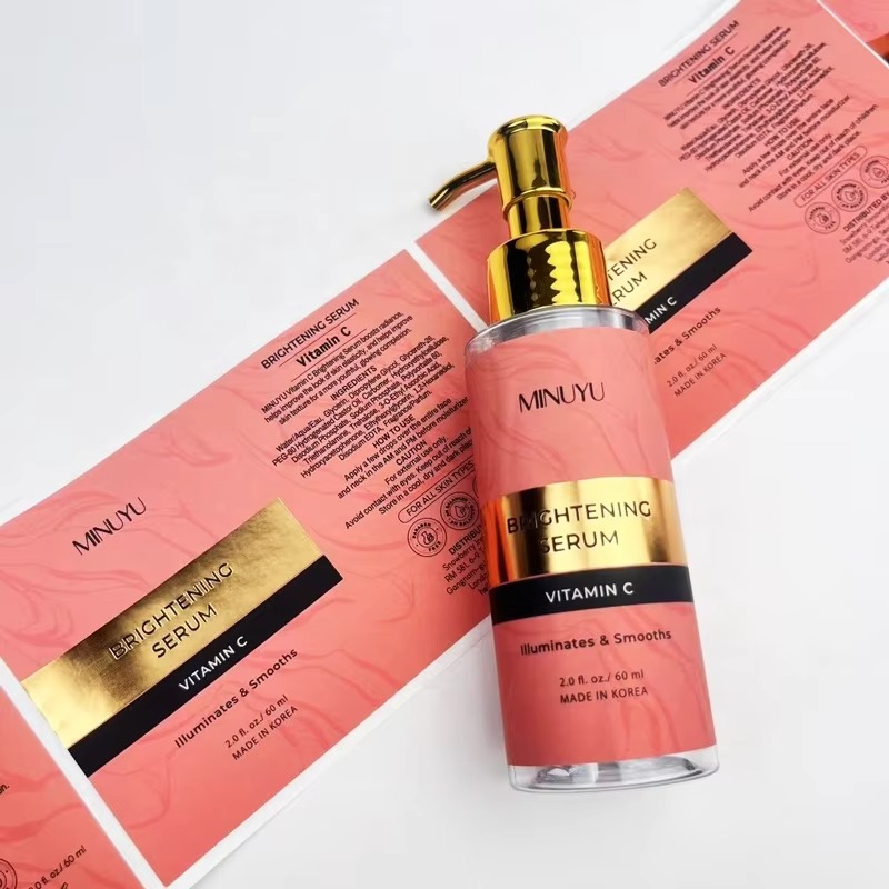 Adesivi biodegradabili stampat - Luxury Gold Skincare recensione e prezzo